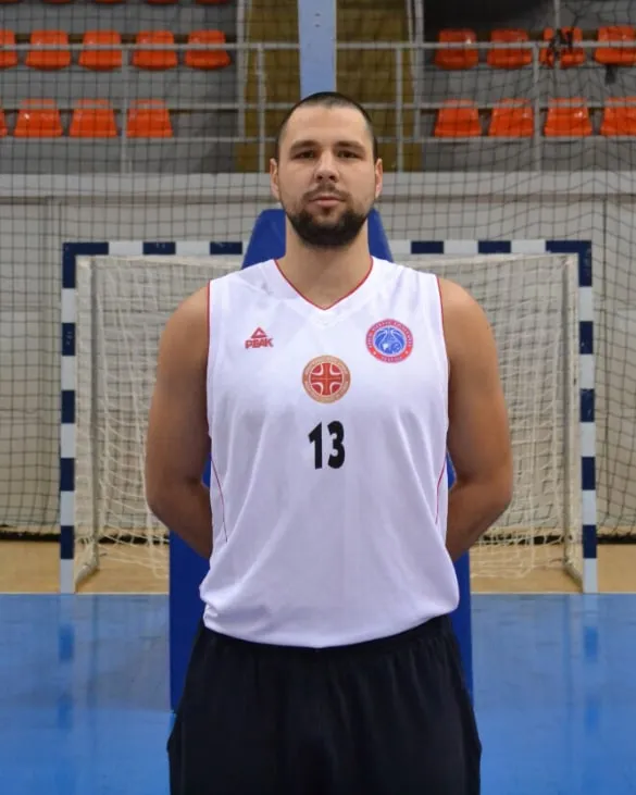 Lazar Živković, košarkaški trener KK Trstenik — portret u dresu KK Konstantin Niš